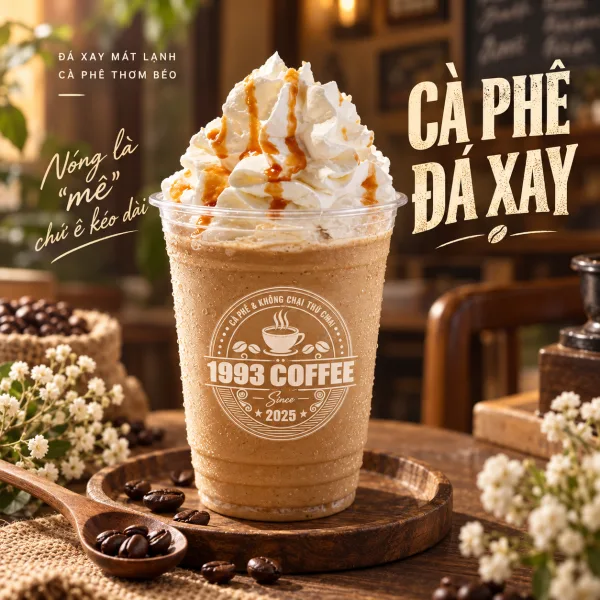 Blended Iced Coffee at 1993 Coffee & Work