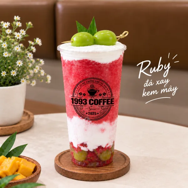 Ruby đá xay kem mây tại 1993 Coffee & Work
