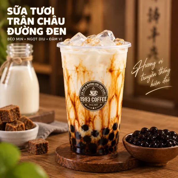 Brown Sugar Fresh Milk at 1993 Coffee & Work