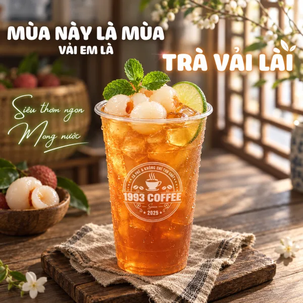 Lychee Tea at 1993 Coffee & Work